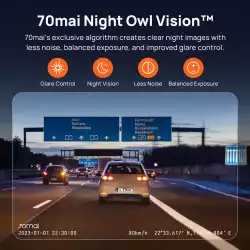 70mai Видеорегистратор Dash Cam 3 M200