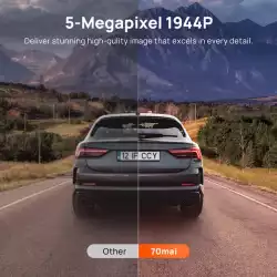 70mai Видеорегистратор Dash Cam HDR Set A510-1, Rear Cam included