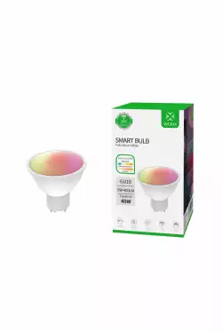 Woox смарт крушка Light - R9076 - WiFi Smart GU10 LED Bulb, RGB+White, 5W/40W, 400lm