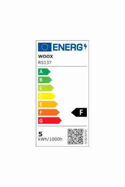 Woox смарт крушка Light - R5137 - WiFi Smart Filament LED Bulb E27, Type A60, Amber, Warm and Cool White, 4.9W/50W, 470 lm