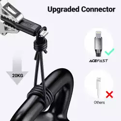 Acefast Кабел USB-C to Lightning Cable 30W 1.20m MFI Certified TPE - C3-01 - White
