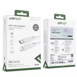 Acefast Кабел USB-C to Lightning Cable 30W 1.20m MFI Certified TPE - C3-01 - White