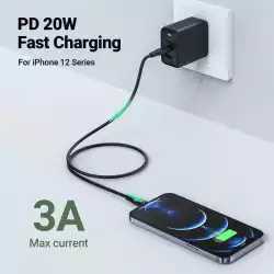Acefast Кабел USB-C to Lightning Cable 30W 1.20m MFI Certified TPE - C3-01 - White
