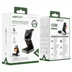 Acefast настолно устройство за безжично зареждане Desktop 3-in-1 Wireless Charging Holder - E20 Black