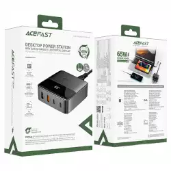 Acefast настолно зарядно за стена Desktop Wall Charger PD65W GaN Z6, USB-C x 2, USB-A x 2