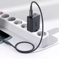 Acefast Универсално зарядно за стена Charger Wall GaN PD50W - A29 - USB-C x 2, Black