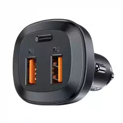 Acefast зарядно за кола Fast Charger Car PD3.0 72W - B2 - USB-C x 2, Black