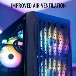 AeroCool кутия Case ATX - Beam-G-BK-v2 - 4 fans included