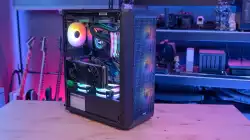 AeroCool кутия Case ATX - Beam-G-BK-v2 - 4 fans included