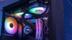AeroCool кутия Case ATX - Beam-G-BK-v2 - 4 fans included                          