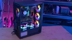 AeroCool кутия Case ATX - Beam-G-BK-v2 - 4 fans included