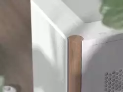 AeroCool кутия Case ATX - D501A White, Addressable RGB, Wood
