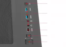AeroCool кутия Case ATX - Dryft-G-BK-v1 - RGB