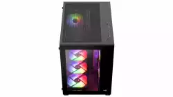 AeroCool кутия Case ATX - Dryft-G-BK-v2 - aRGB