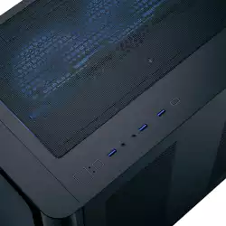 AeroCool кутия Case ATX - P500C-G-BK-v1 - 4 x 120 mm Infinity Mirror A-RGB                          