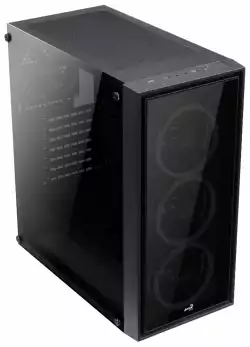 AeroCool кутия Case ATX - QuartZ Revo - Addressable RGB, 3 x 120mm fans - ACCM-PB07043.81