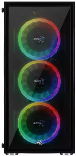 AeroCool кутия Case ATX - QuartZ Revo - Addressable RGB, 3 x 120mm fans - ACCM-PB07043.81
