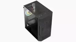 AeroCool кутия Case mATX - Trinity Mini-G-BK-v3 - 3 fans included, Tempered Glass