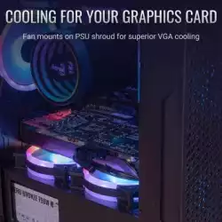AeroCool кутия Case mATX - Trinity Mini-G-BK-v3 - 3 fans included, Tempered Glass