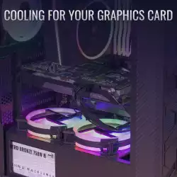 AeroCool кутия за компютър Case Hive v2 - Mesh panel, FRGB, Tempered Glass, 4 Fans - ACCM-PV27043.11