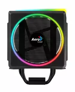 AeroCool охладител CPU Cooler - Cylon 4 BLACK aRGB PWM - ACTC-CL30410.01