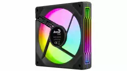 AeroCool вентилатор Fan 120mm Phantom M-3R - Infinity Mirror ARGB, REVERSE - Black