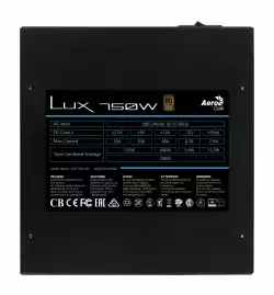 AeroCool захранване PSU LUX-750W Bronze - ACPB-LD75AEC.11