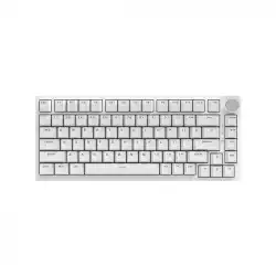Ajazz геймърска механична клавиатура Gaming Mechanical Keyboard AK820 - Blue Switches [Tactile] (English US), White, Blue Light