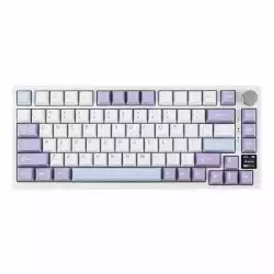Ajazz геймърска механична клавиатура Wireless Gaming Mechanical Keyboard AK820 PRO - Flying Fish [Linear] (English US), Purple