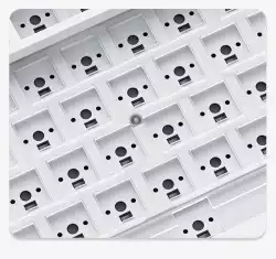 Ajazz геймърска механична клавиатура Gaming Mechanical Keyboard AK820 - Red Switches [Linear] (English US), Black, White Backlight