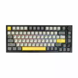 Ajazz геймърска механична клавиатура Wireless Gaming Mechanical Keyboard AK820 PRO - Gift Switch [Linear] (English US), Black, Gray