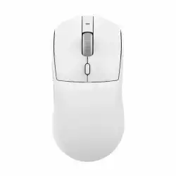Ajazz професионална геймърска мишка AJ139 V2 MC - Wireless Gaming Mouse - 1K, Magnetic Charging Dock, White