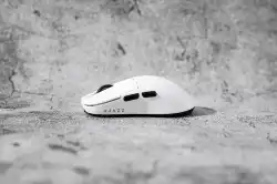 Ajazz професионална геймърска мишка AJ159 PRO - Wireless Gaming Mouse - 8K, Magnetic Charging Dock, White