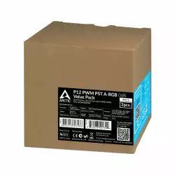 Arctic Комплект вентилатори Fan Pack 3-in-1 - P12 PWM PST A-RGB (White)