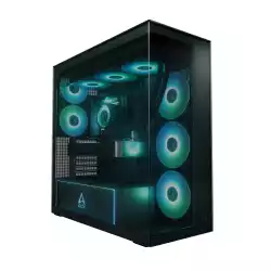 Arctic кутия Case E-ATX - Xtender (Black) - 5 A-RGB Fans included