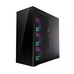 Arctic кутия Case E-ATX - Xtender VG (Black) - PCIe Gen 4 riser included, 5 A-RGB Fans included