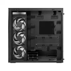 Arctic кутия Case E-ATX - Xtender VG (Mirror Black) - PCIe Gen 4 riser included, 5 A-RGB Fans included