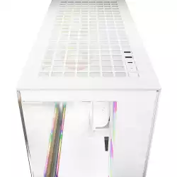 Arctic кутия Case E-ATX - Xtender VG (White) - PCIe Gen 4 riser included, 5 A-RGB Fans included