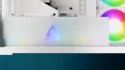 Arctic кутия Case E-ATX - Xtender VG (White) - PCIe Gen 4 riser included, 5 A-RGB Fans included