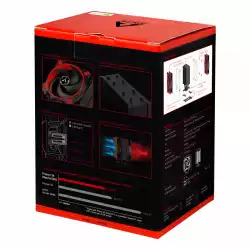 Arctic охладител Freezer 34 eSports DUO - Red - LGA2066/LGA1700/LGA1200/AM4