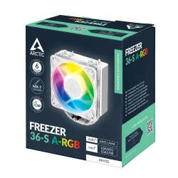 Arctic охладител Freezer 36-S A-RGB (White) - LGA1851/AM5