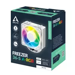 Arctic охладител Freezer 36-S A-RGB (White) - LGA1851/AM5