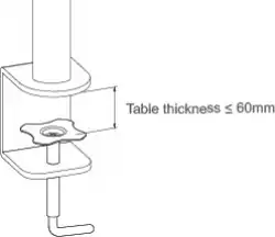 Arctic Стойка за монитор Desk Mount Monitor - Z2 BASIC