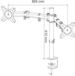 Arctic Стойка за монитор Desk Mount Monitor - Z2 BASIC