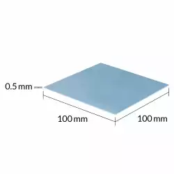 Arctic Термопад Thermal pad TP-3 100x100mm, 0.5mm - ACTPD00052A Arctic Термопад Thermal pad TP-3 100x100mm, 0.5mm - ACTPD00052A