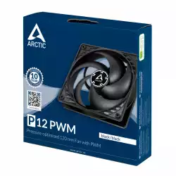 Arctic управляем вентилатор Fan 120mm P12 PWM - black/black 200-1800rpm - ACFAN00119A