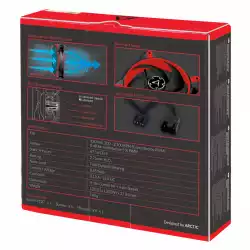 Arctic вентилатор Fan 120mm - BioniX P120 PWM PST - Red