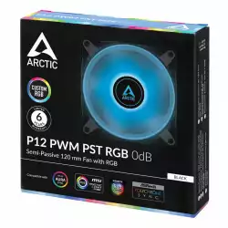 Arctic вентилатор Fan 120mm P12 PWM PST RGB 0dB (Black)