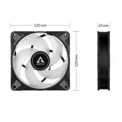 Arctic вентилатор Fan 120mm P12 PWM PST RGB 0dB (Black)
