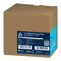 Arctic Вентилатори Arctic Fan F12 PWM PST Value Pack 5-in-1 - 120mm/230-1350rpm
